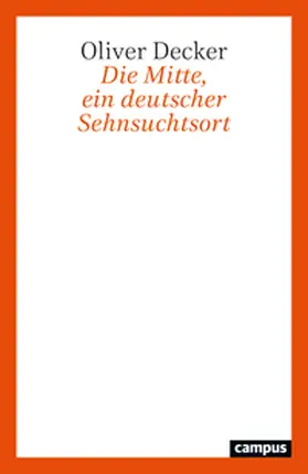 Decker |  Die Mitte, ein deutscher Sehnsuchtsort | Buch |  Sack Fachmedien