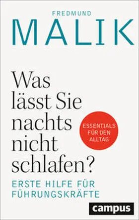 Malik |  Was lässt Sie nachts nicht schlafen? | Buch |  Sack Fachmedien