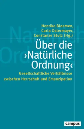 Bloemen / Ostermayer / Stutz |  Über die ¿Natürliche Ordnung¿ | Buch |  Sack Fachmedien