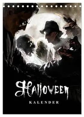 CALVENDO / Sauer |  Halloween Optische Illusionen - Kalender 2027 (Tischkalender 2027 DIN A5 hoch), CALVENDO Monatskalender | Sonstiges |  Sack Fachmedien