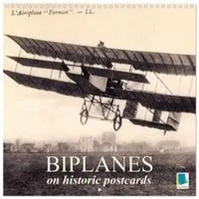 CALVENDO |  Biplanes on historic postcards (Wall Calendar 2027 12 × 12 Inch) CALVENDO 12 Month Wall Calendar | Sonstiges |  Sack Fachmedien