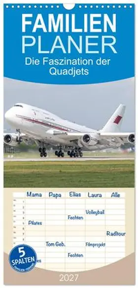 CALVENDO / Brunner |  Familienplaner 2027 - Die Faszination der Quadjets mit 5 Spalten (Wandkalender, 21 x 45 cm) CALVENDO | Sonstiges |  Sack Fachmedien