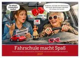 CALVENDO / Waurick |  Fahrschule macht Spaß (Wandkalender 2027 DIN A2 quer), CALVENDO Monatskalender | Sonstiges |  Sack Fachmedien