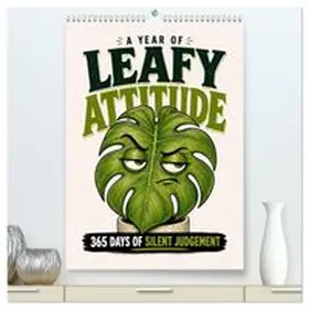 CALVENDO / el Rose |  A year of leafy attitude 365 days of silent judgment (High Quality Premium Wall Calendar 2027 DIN A2 portrait),CALVENDO 12 Month Wall Calendar | Sonstiges |  Sack Fachmedien