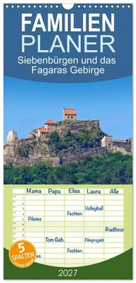 CALVENDO / Beck |  Familienplaner 2027 - Siebenbürgen und das Fagaras Gebirge mit 5 Spalten (Wandkalender, 21 x 45 cm) CALVENDO | Sonstiges |  Sack Fachmedien