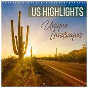 CALVENDO / Viola |  US HIGHLIGHTS Unique Landscapes (Wall Calendar 2027 12 × 12 Inch) CALVENDO 12 Month Wall Calendar | Sonstiges |  Sack Fachmedien