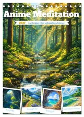 CALVENDO / Waurick |  Anime Meditation (Desk Calendar 2027 DIN A5 portrait), CALVENDO 12 Month DeskCalendar | Sonstiges |  Sack Fachmedien