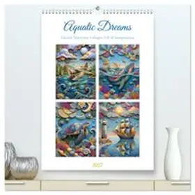 CALVENDO / Waurick |  Aquatic Dreams (High Quality Premium Wall Calendar 2027 DIN A2 portrait),CALVENDO 12 Month Wall Calendar | Sonstiges |  Sack Fachmedien