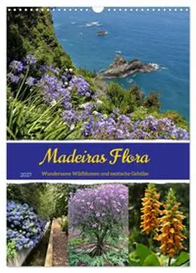 CALVENDO / Goetz |  Madeiras Flora. Wundersame Wildblumen und exotische Gehölze (Wandkalender 2027 DIN A3 hoch), CALVENDO Monatskalender | Sonstiges |  Sack Fachmedien