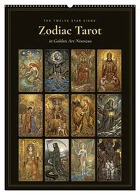 CALVENDO / Art |  Zodiac Tarot in Golden Art Nouveau (Wall Calendar 2027 DIN A2 portrait), CALVENDO 12 Month Wall Calendar | Sonstiges |  Sack Fachmedien