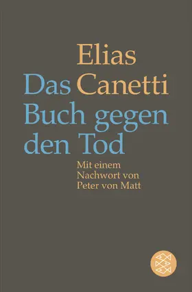 Canetti / Wachinger / Matt |  Das Buch gegen den Tod | Buch |  Sack Fachmedien