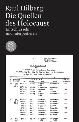 Hilberg |  Die Quellen des Holocaust | Buch |  Sack Fachmedien