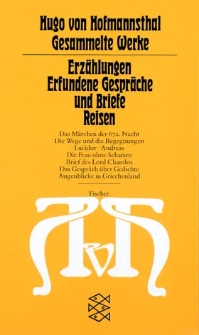 Hofmannsthal |  Erzählungen - Erfundene Gespräche und Briefe - Reisen | Buch |  Sack Fachmedien