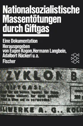Langbein / Rückerl / Kogon |  Nationalsozialistische Massentötungen durch Giftgas | Buch |  Sack Fachmedien