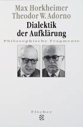 Horkheimer / Adorno |  Dialektik der Aufklärung | Buch |  Sack Fachmedien