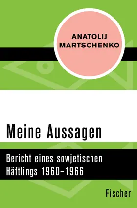Martschenko |  Meine Aussagen | Buch |  Sack Fachmedien