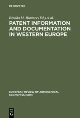 Rimmer |  Patent information and documentation in Western Europe | Buch |  Sack Fachmedien