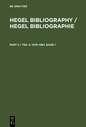Steinhauer |  1976-1991 | Buch |  Sack Fachmedien