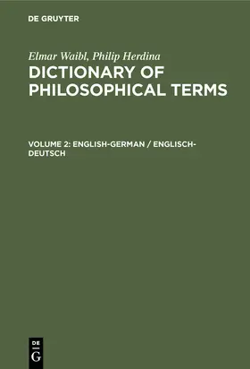 Herdina / Waibl |  English-German / Englisch-Deutsch | Buch |  Sack Fachmedien
