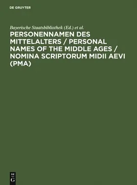 Fabian | Personennamen des Mittelalters | Buch | 978-3-598-11400-7 | sack.de