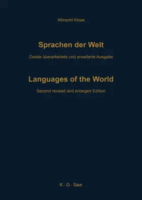 Klose |  Sprachen der Welt | Buch |  Sack Fachmedien