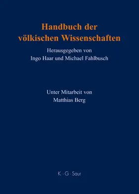 Haar / Fahlbusch |  Handbuch der völkischen Wissenschaften | Buch |  Sack Fachmedien