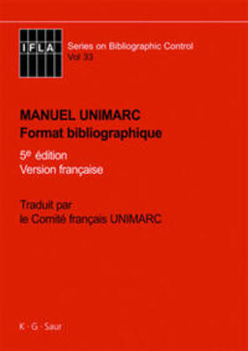 Manuel UNIMARC | Buch | 978-3-598-11779-4 | sack.de
