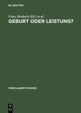 Bosbach / Urbach / Robbins |  Geburt oder Leistung? | Buch |  Sack Fachmedien