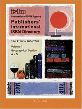 International ISBN Agency, Berlin |  Publishers' International ISBN Directory | Buch |  Sack Fachmedien