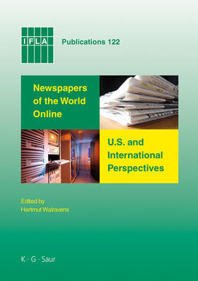 Walravens | Newspapers of the World Online: U.S. and International Perspectives | Buch | 978-3-598-21849-1 | sack.de