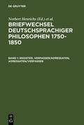 Henrichs / Weeland |  Briefwechsel deutschsprachiger Philosophen 1750¿1850 | Buch |  Sack Fachmedien