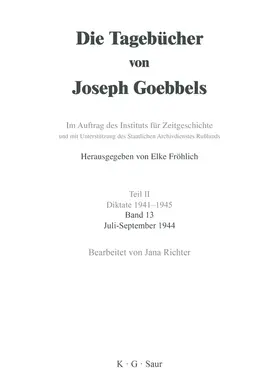 Richter |  Juli - September 1944 | Buch |  Sack Fachmedien
