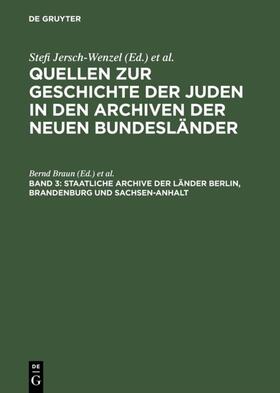 Boeck / Kirstein / Czihak |  Staatliche Archive der Länder Berlin, Brandenburg und Sachsen-Anhalt | Buch |  Sack Fachmedien
