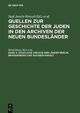 Boeck / Kirstein / Czihak | Staatliche Archive der Länder Berlin, Brandenburg und Sachsen-Anhalt | Buch | 978-3-598-22443-0 | sack.de