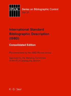 ISBD: International Standard Bibliographic Description | Buch | 978-3-598-24280-9 | sack.de