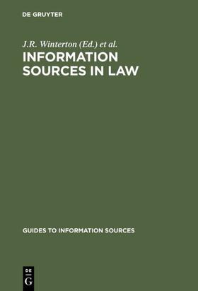 Moys / Winterton |  Information Sources in Law | Buch |  Sack Fachmedien