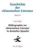 Xuetao |  Geschichte chin. Literatur 8 | Buch |  Sack Fachmedien