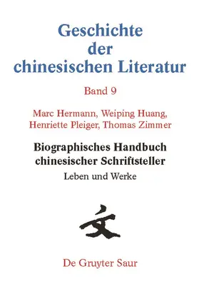 Hermann / Zimmer / Pleiger |  Biographisches Handbuch chinesischer Schriftsteller | Buch |  Sack Fachmedien