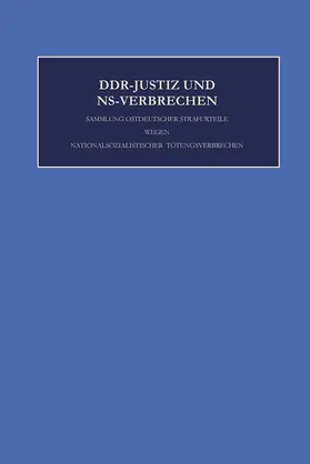 Rüter / Demps / Marxen |  Die Verfahren Nr. 1064 - 1114 der Jahre 1955 - 1964 | Buch |  Sack Fachmedien