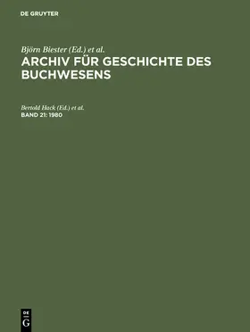 Hack / Kleiss / Wittmann |  1980 | Buch |  Sack Fachmedien