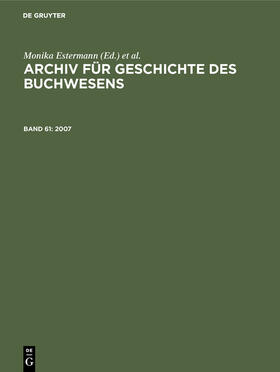Estermann / Rautenberg | 2007 | Buch | 978-3-598-24857-3 | sack.de