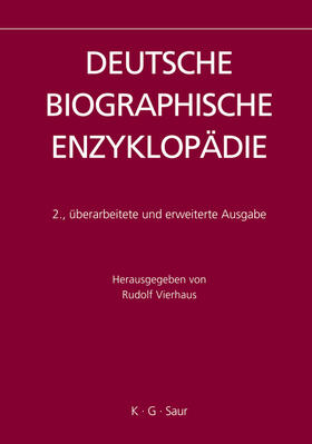 Vierhaus | Deutsche Biographische Enzyklopädie (DBE). Band 1-12 | Buch | 978-3-598-25030-9 | sack.de