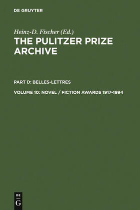 Fischer | Novel / Fiction Awards 1917-1994 | Buch | 978-3-598-30180-3 | sack.de