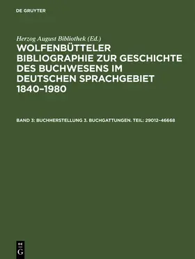  Buchherstellung 3. Buchgattungen. Teil: 29012-46668 | Buch |  Sack Fachmedien