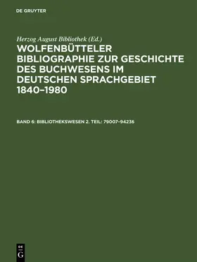  Bibliothekswesen 2. Teil: 79007-94236 | Buch |  Sack Fachmedien