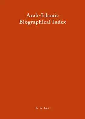 Cikar |  Arab-Islamic Biographical Index | Buch |  Sack Fachmedien