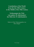 Reiter / Cieger / Vogt |  Constitutional Documents of Austria, Hungary and Liechtenstein 1791–1849 | Buch |  Sack Fachmedien