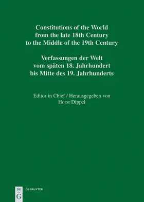 Dippel / Dubois / Gaffield |  Constitutions of the World from the late 18th Century to the Middle of the 19th Century, Vol. 10, Constitutional Documents of Haiti 1790-1860 | Buch |  Sack Fachmedien