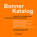 Deutsches Musikarchiv der Deutschen Nationalbibliothek |  Bonner Katalog | Sonstiges |  Sack Fachmedien