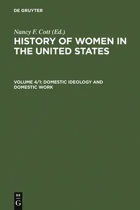 Cott |  Domestic Ideology and Domestic Work | Buch |  Sack Fachmedien